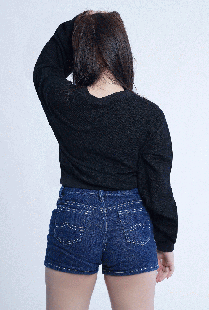 Textured cropped top Kid